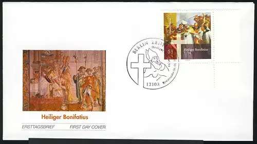 2401 hl. Bonifatius FDC Berlin