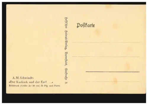 AK A.M. Sortez: Le coucou et l'âne, inutilisé