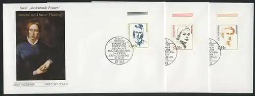2295-2295 Femmes 0,45/0,55/1,44 Euro 2002 - taux à 3 FDC Berlin
