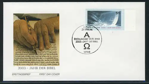 2312 Jahr der Bibel FDC Berlin