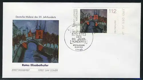 2279 Allemande peinture Ernst Ludwig Kirchner FDC Berlin