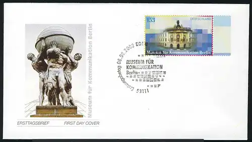 2276 Museum für Kommunikation Berlin FDC Bonn