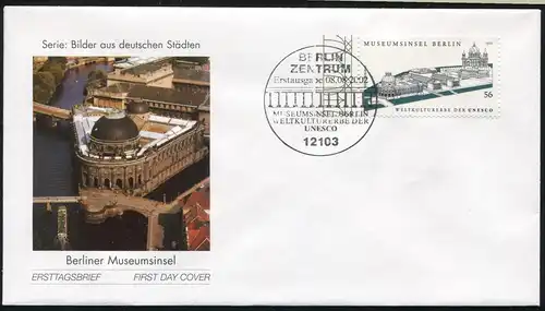 2274 Kulturerbe Museumsinsel Berlin FDC Berlin