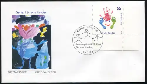 2418 Für uns Kinder 2004 FDC Berlin
