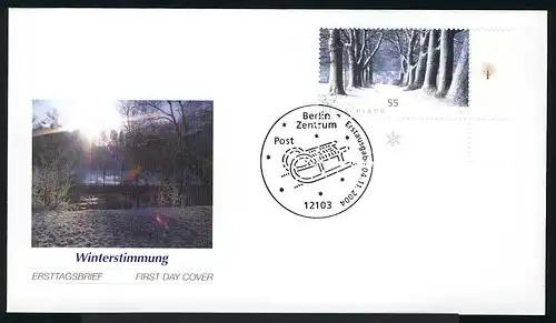 2431 Post Winterschimmen FDC Berlin