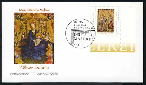 2437 Deutsche Malerei Tafelgemälde FDC Bonn