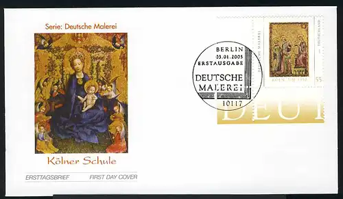 2437 peinture allemande peinture tableau FDC Berlin
