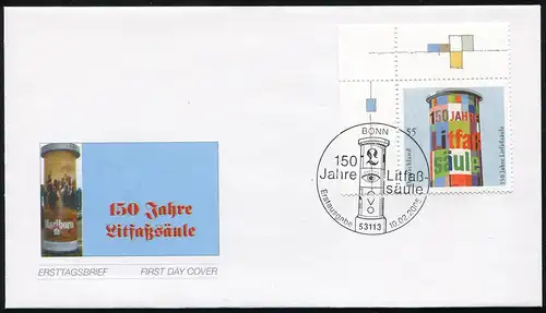 2444 Litfaßsäule FDC Bonn