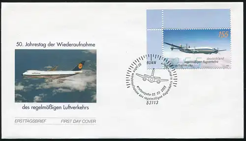 2450 Lufthansa FDC Bonn. - Bonn