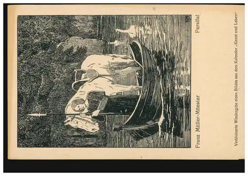 Foto-AK Franz Müller-Münster: Parsifal, Verlag Fritz Heyder Berlin, ungebraucht