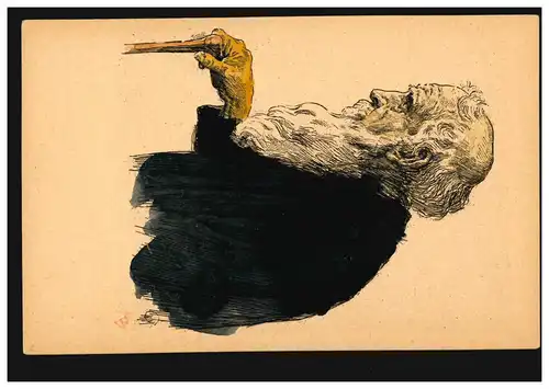 Artiste-AK F. Müller-Münster: Nos Anciens - Vieux homme, Édition Felsing Berlin