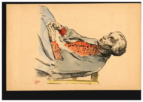 Artiste-AK F. Müller-Münster: Notre Vieille - Vieilles Femmes, Édition Felsing Berlin