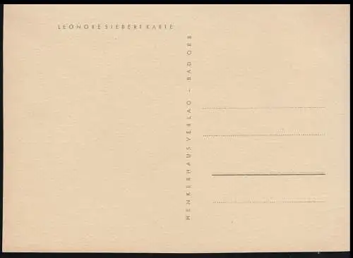 Caricature-AK Leonore Siebert: Fenêtres de mariage - Fosses la nuit, inutilisé