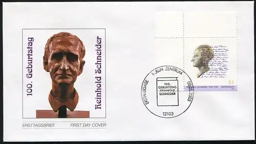 2339 Reinhold Schneider FDC Berlin