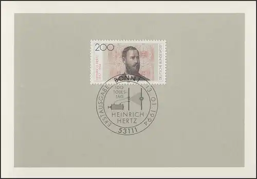 MinKa 02/1994 Heinrich Hertz, Physiker