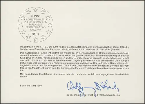 MinKa 09/1994 Parlement européen tion de la Communauté européenne.