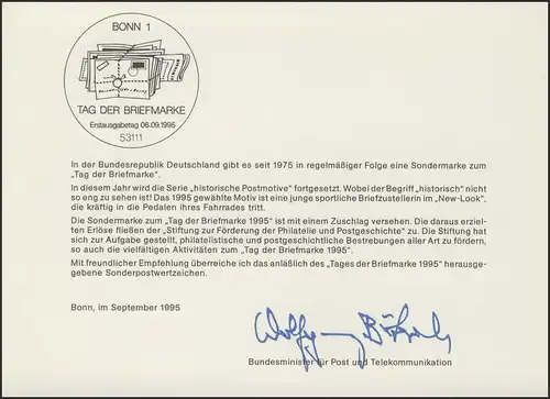 MinKa 29/1995 Tag der Briefmarke