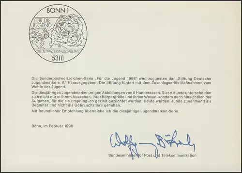 MinKa 03/1996 Jugend Hunderassen, Collie, Chow-Chow