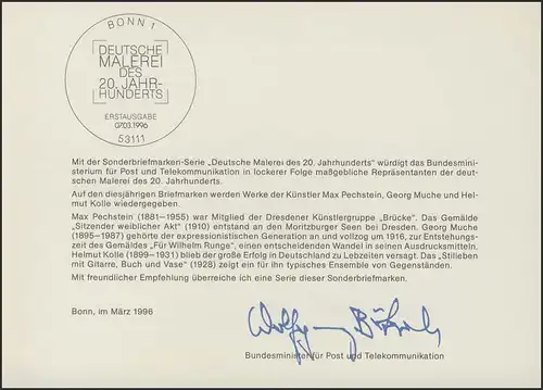 MinKa 06/1996 Malerei, Pechstein, Runge, Kolle