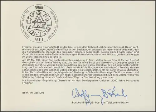 MinKa 13/1996 Droit du marché dans le Freising