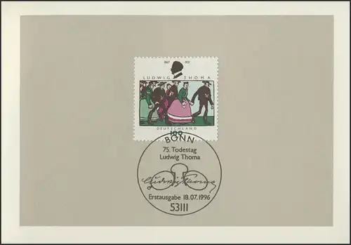 MinKa 24/1996 Ludwig Thoma, écrivain