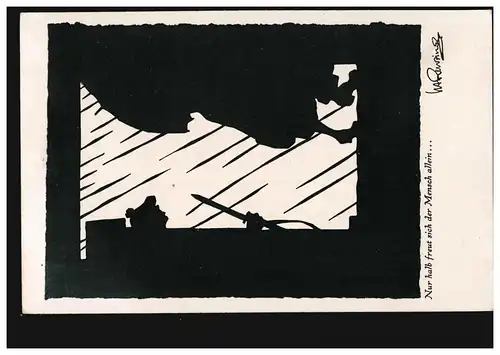 AK Renzing de ciseaux: seulement la moitié de la joie de l'homme seul .., inutilisé