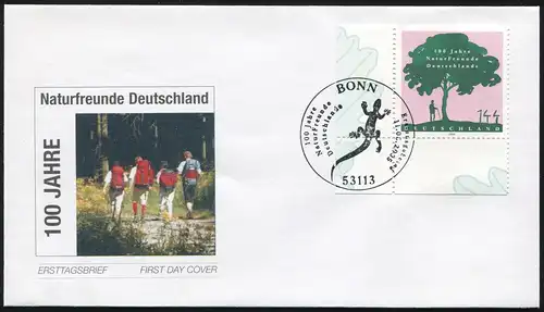 2483 Natur-Freunde Deutschlands FDC Bonn