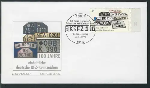 2551 KFZ-Kennzeichen FDC Berlin