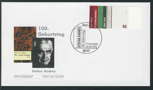 2545 Stefan Andres FDC Berlin