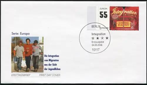2535 Europa/CEPT Integration auf FDC Berlin