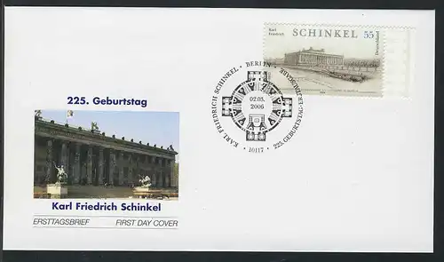 2527 Karl Friedrich Schinkel FDC Berlin
