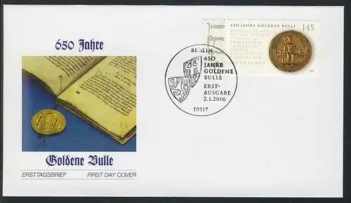 2511 Goldene Bulle FDC Berlin