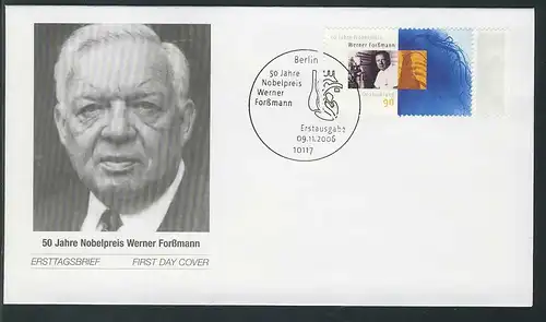 2573 Prix Nobel physiologie Werner Forßmann FDC Berlin