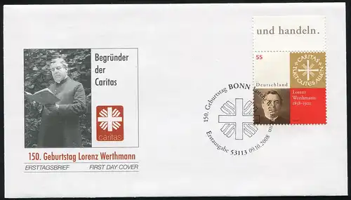 2697 Werthmann sur FDC Bonn