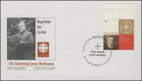 2697 Werthmann auf FDC Berlin