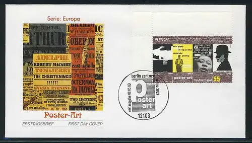 2336 Europa/CEPT Plakatkunst FDC Berlin