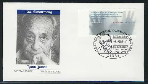 2338 Hans Jonas FDC Mönchengladbach