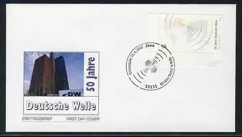 2334 Rundfunksender Deutsche Welle FDC Bonn