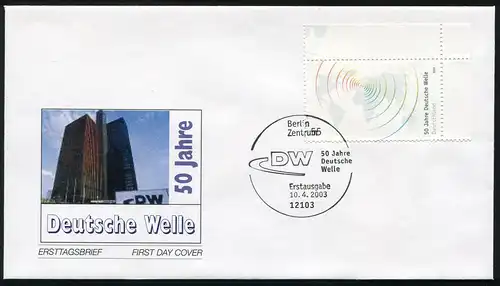 2334 Rundfunksender Deutsche Welle FDC Berlin