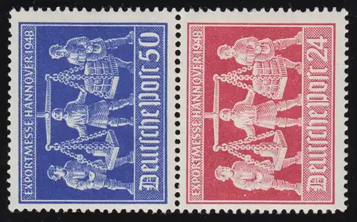 S Zd 3 Messe Hannover avec PLF 970 VI zéro cassé, champ 65, ** post-frais