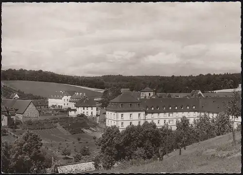 Le temple de la poste de campagne Maria Bildhausen sur Münnerstadt 9.7.1956 sur AK pssächer