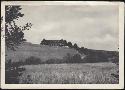 Temple de la poste de Landpost, Bleibur, sur MECHERNICH (EIFEL) 21.7.1955 sur AK approprié