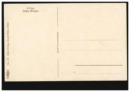AK B. Popp: Angle silencieux, édition houleuse, non utilisé