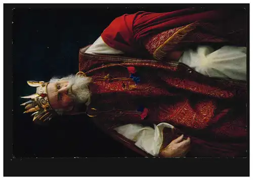 AK Photo Jeux de passion Oberammergau: Gregor Breitsamter comme Hérode, non utilisé