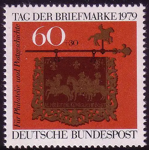 1023 Tag der Briefmarke 1979, ** postfrisch