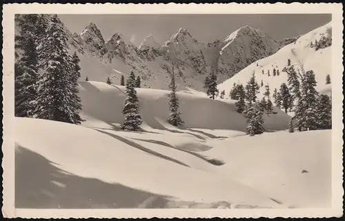 Landpost-Stempel Kühtai über INNSBRUCK 2 - 9.2.1939 auf AK Das Mittertal