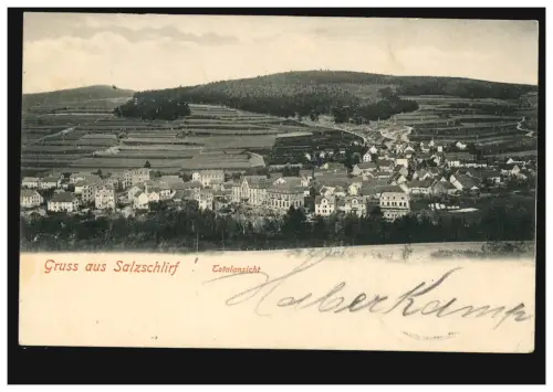 AK Graus de salin - vue totale 5.6.1902 selon ODENKIRCHEN 6.6.02