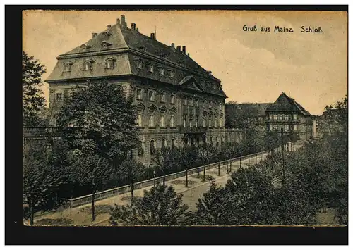 AK Gruss aus Mainz: Schloss, Verlag K.S.M., ungebraucht