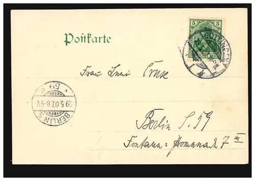 AK Gruss de Göttingen - Ruine Hanstein, GÖTTINGEN 28.05.07