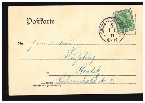 AK Gross-Lichterfelde: Petruskirche, Verlag S.&.G. Saulsohn, 1.11.1911